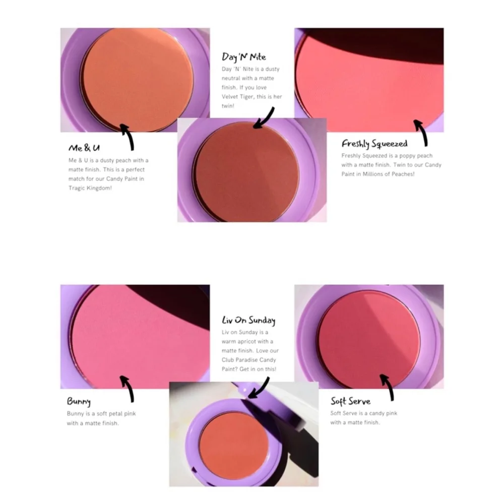 NEW Half Caked Primer Blush Powder Makeup “Freshly Squeezed’‎ Pretty Color